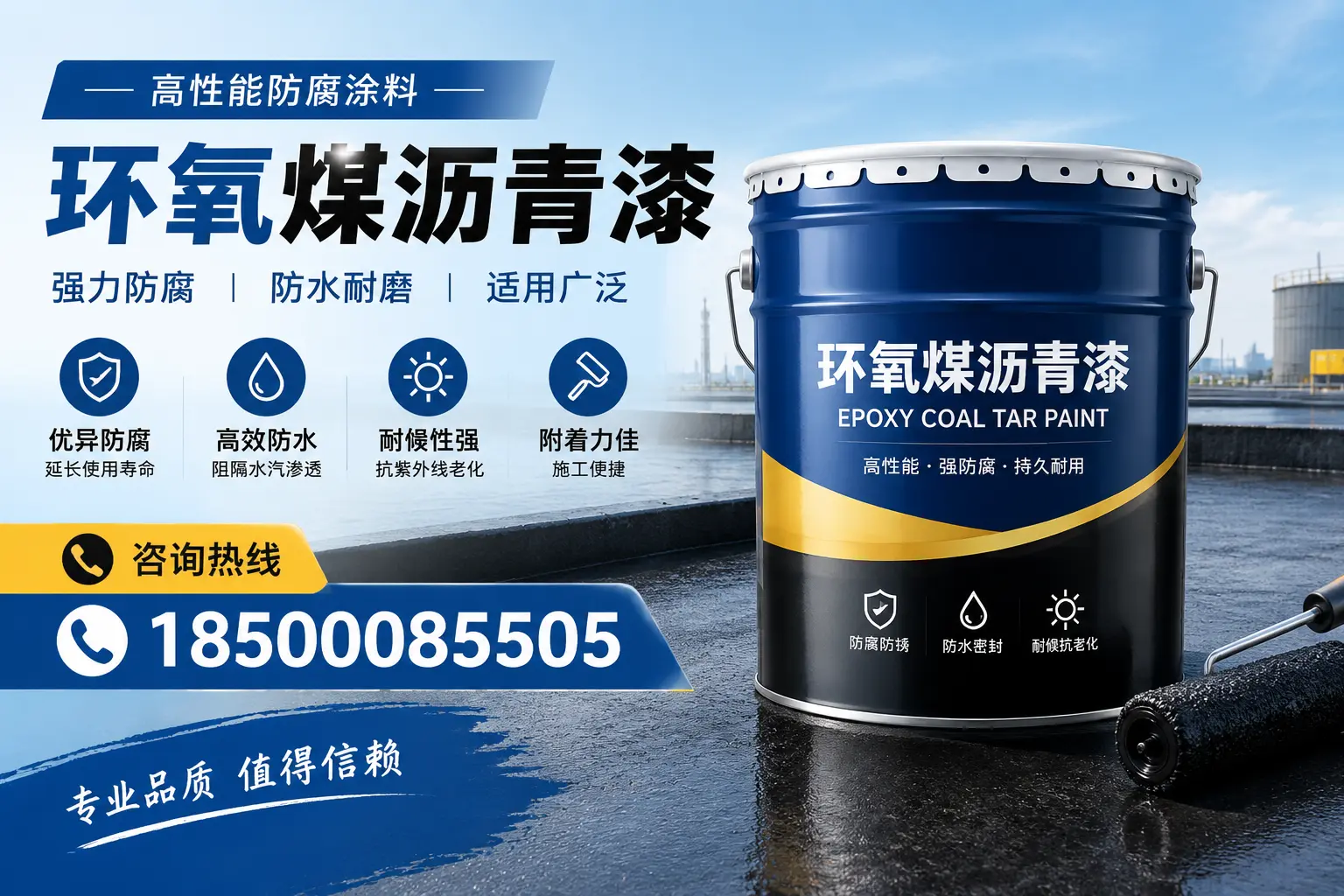 环氧煤沥青漆的主要成分与功能，鄂州用户深度了解